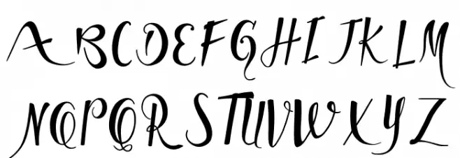 Masterpiece Schriftart Groß