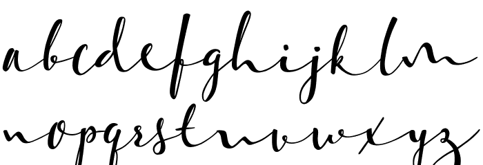 Masterpiece Font LOWERCASE