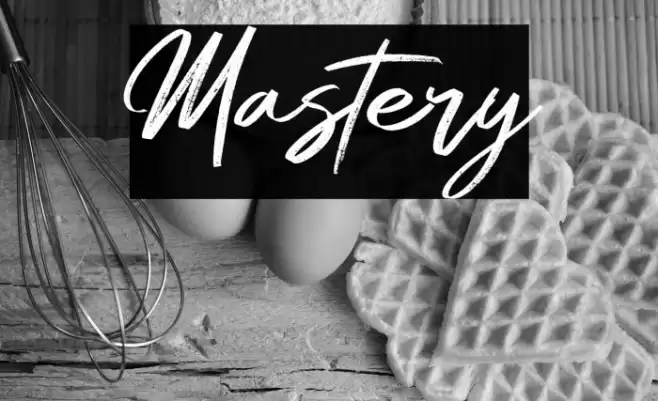 Mastery Font examples