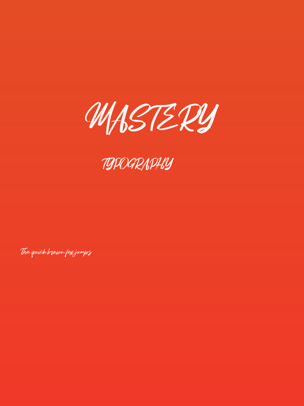 Mastery Poster