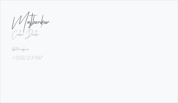 Mastherikur Business Card