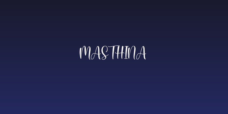 Masthina Social Header