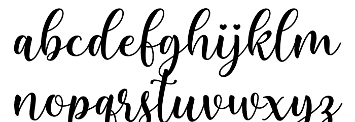 Masthina Font LOWERCASE