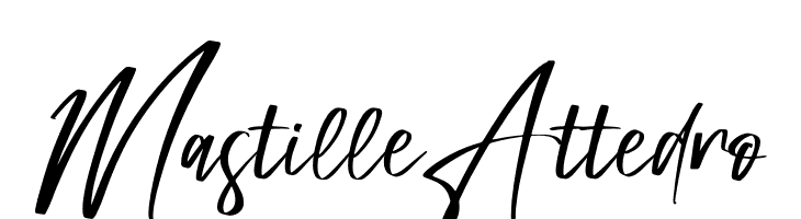 Mastille Attedro  Frei Schriftart Herunterladen