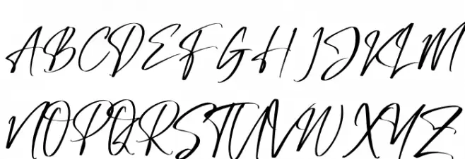 Mastille Attedro Schriftart Groß