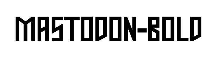 Mastodon-Bold  les polices de caractères gratuit tlcharger