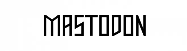 Mastodon  フリーフォントのダウンロード