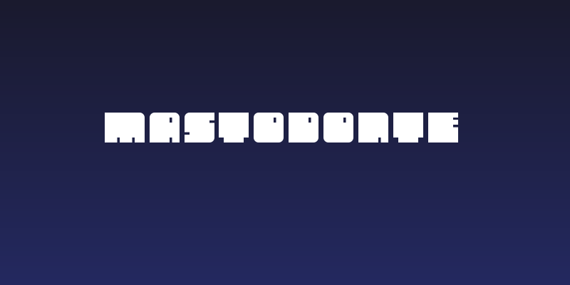 Mastodonte Social Header