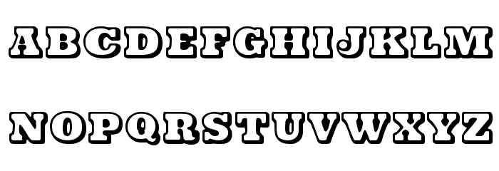 Mastodontus Font LOWERCASE