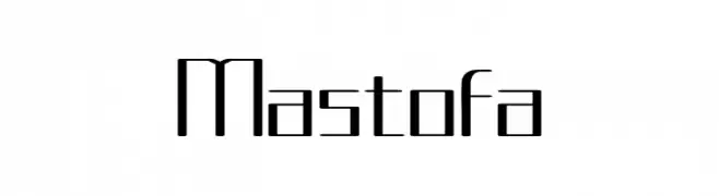 Mastofa  Frei Schriftart Herunterladen