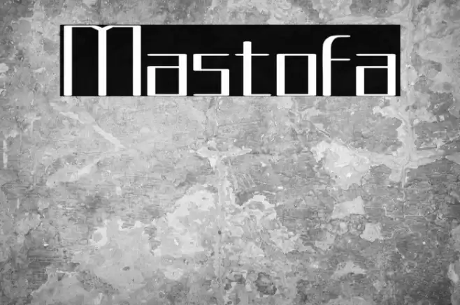 Mastofa Font examples