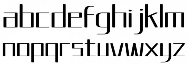 Mastofa Schriftart Kleinbuchstaben