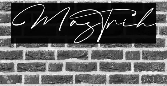 Mastrih Font examples