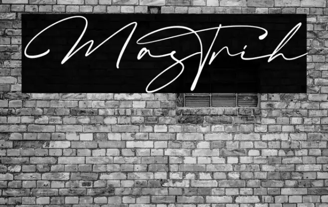 Mastrih Font examples