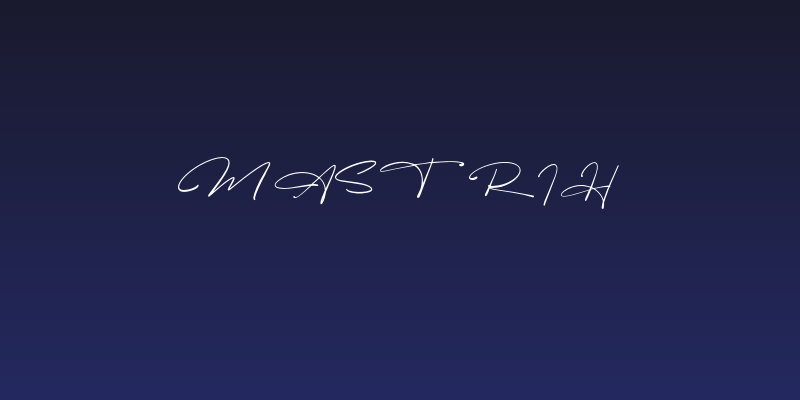 Mastrih Social Header