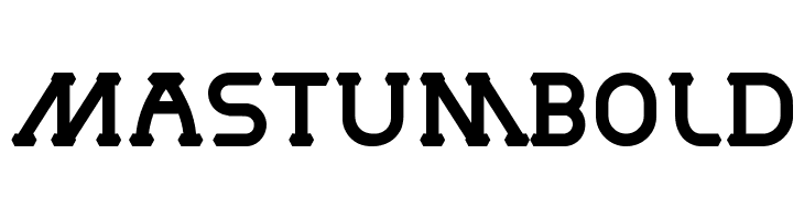 MastumBold  font caratteri gratis