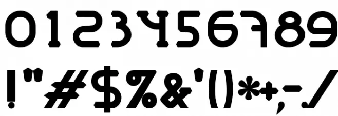 MastumBold Font OTHER CHARS