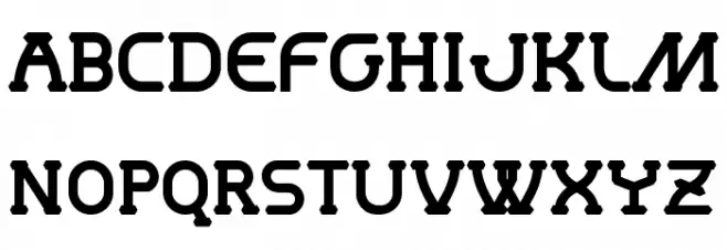 MastumBold 字体 大写