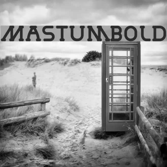 MastumBold Font examples