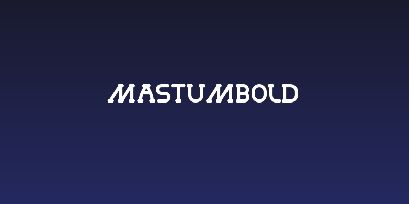 MastumBold Social Header