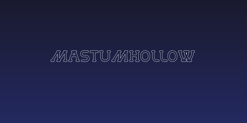 MastumHollow Social Header