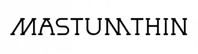 MastumThin  Frei Schriftart Herunterladen