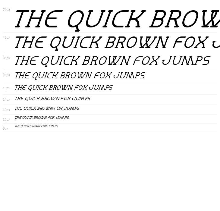 MastumThinItalic Waterfall