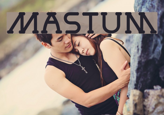 Mastum Font examples