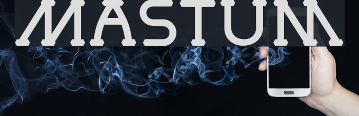 Mastum Font examples