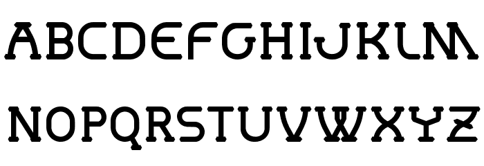 Mastum Font LOWERCASE