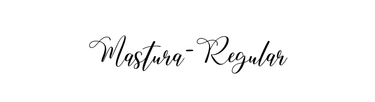 Mastura-Regular  Descarca Fonturi Gratis