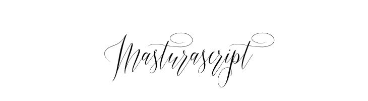 Masturascript  Frei Schriftart Herunterladen