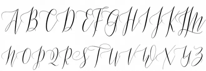 Masturascript フォント 大文字