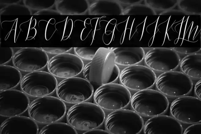 Masturascript Font examples