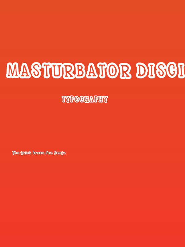 Masturbator Discipline Poster