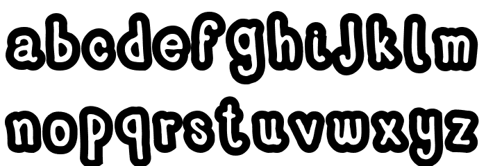 Masturbator Discipline Font LOWERCASE