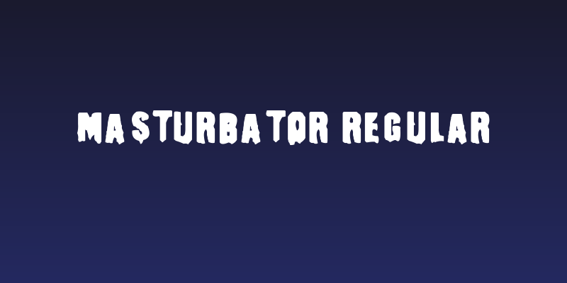 Masturbator Regular Social Header