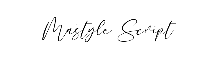 Mastyle Script  font caratteri gratis