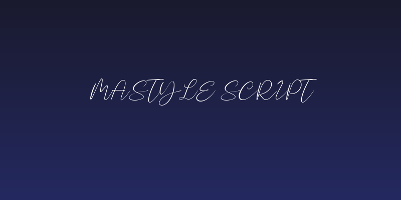 Mastyle Script Social Header