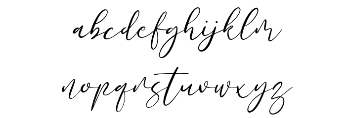 Mastyle Script フォント 小文字