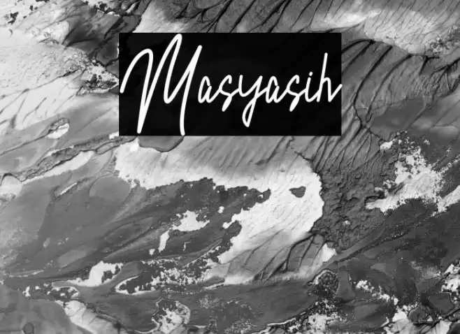 Masyasih Font examples