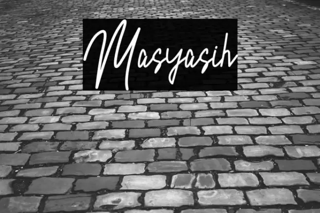 Masyasih Font examples