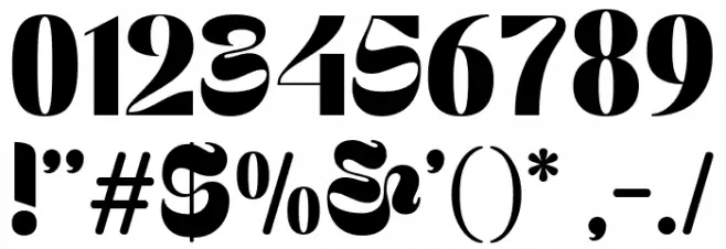Masyte Regular フォント その他の文字
