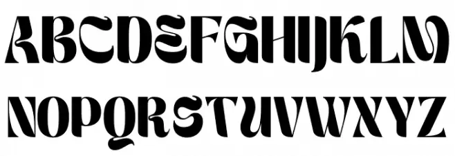 Masyte Regular フォント 大文字