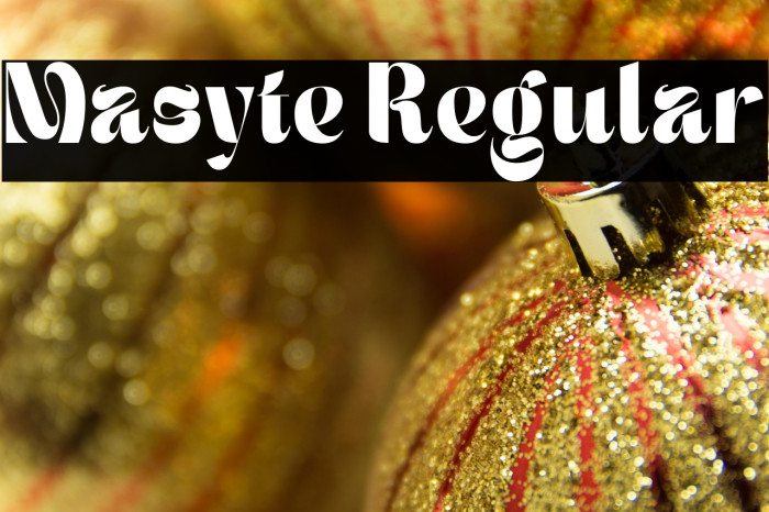 Masyte Regular Example 2