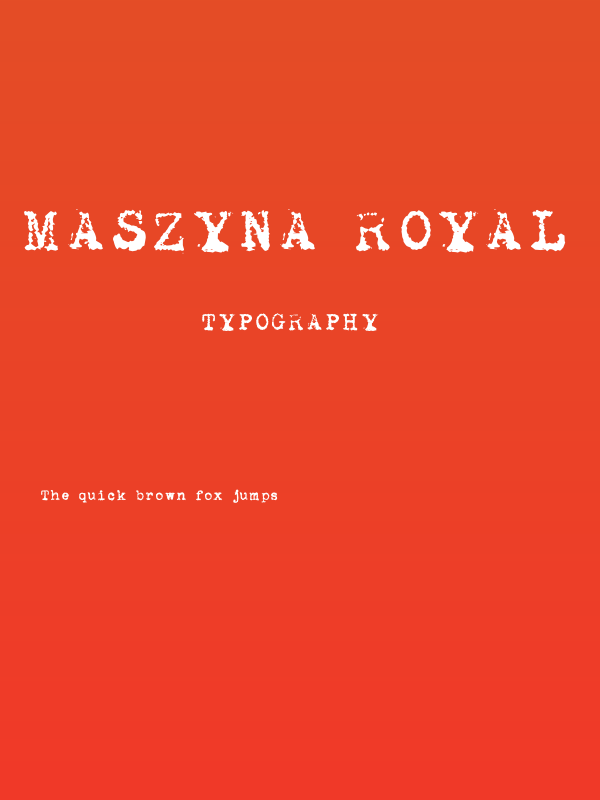 Maszyna Royal Dark Poster
