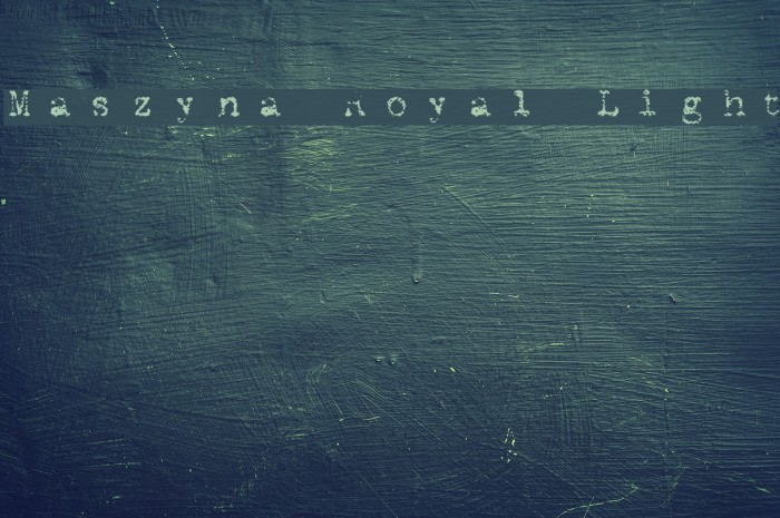 Maszyna Royal Light Polices examples