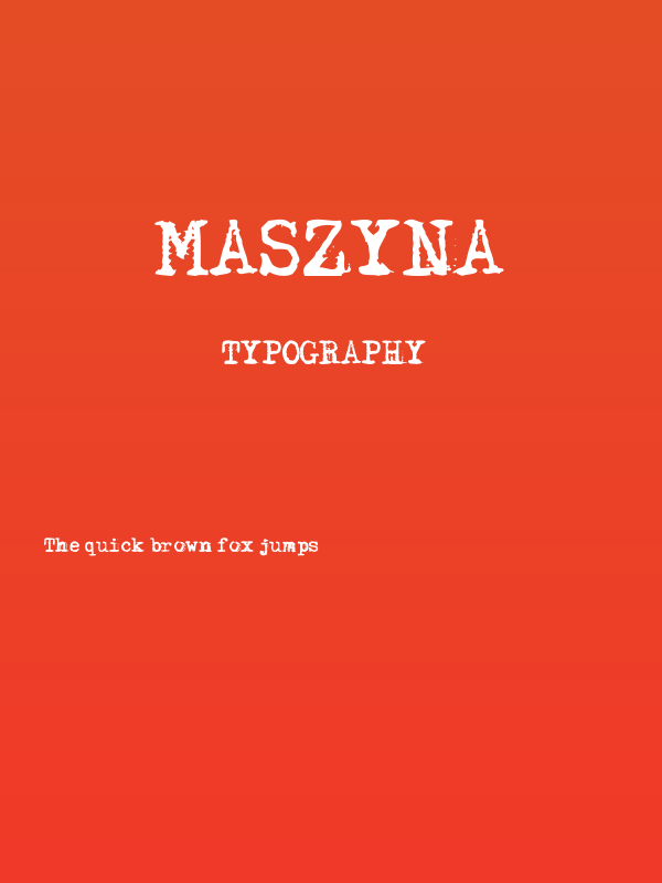 Maszyna Poster
