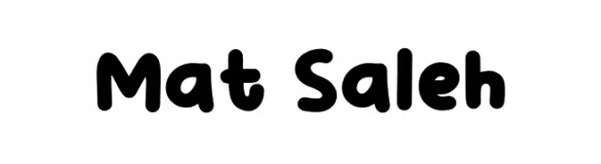 Mat Saleh  Descarca Fonturi Gratis