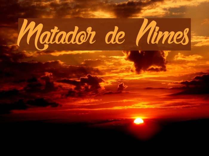 Matador de Nimes Example 3